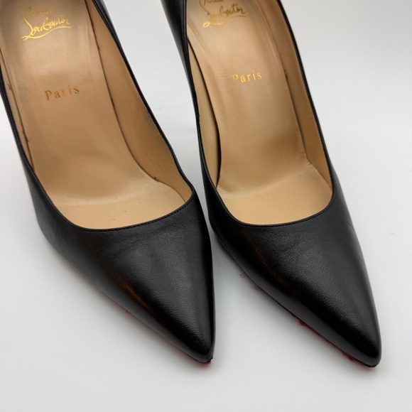 CHRISTIAN LOUBOUTIN KATE 100 BLACK KID SIZE 41 - Picture 3 of 9